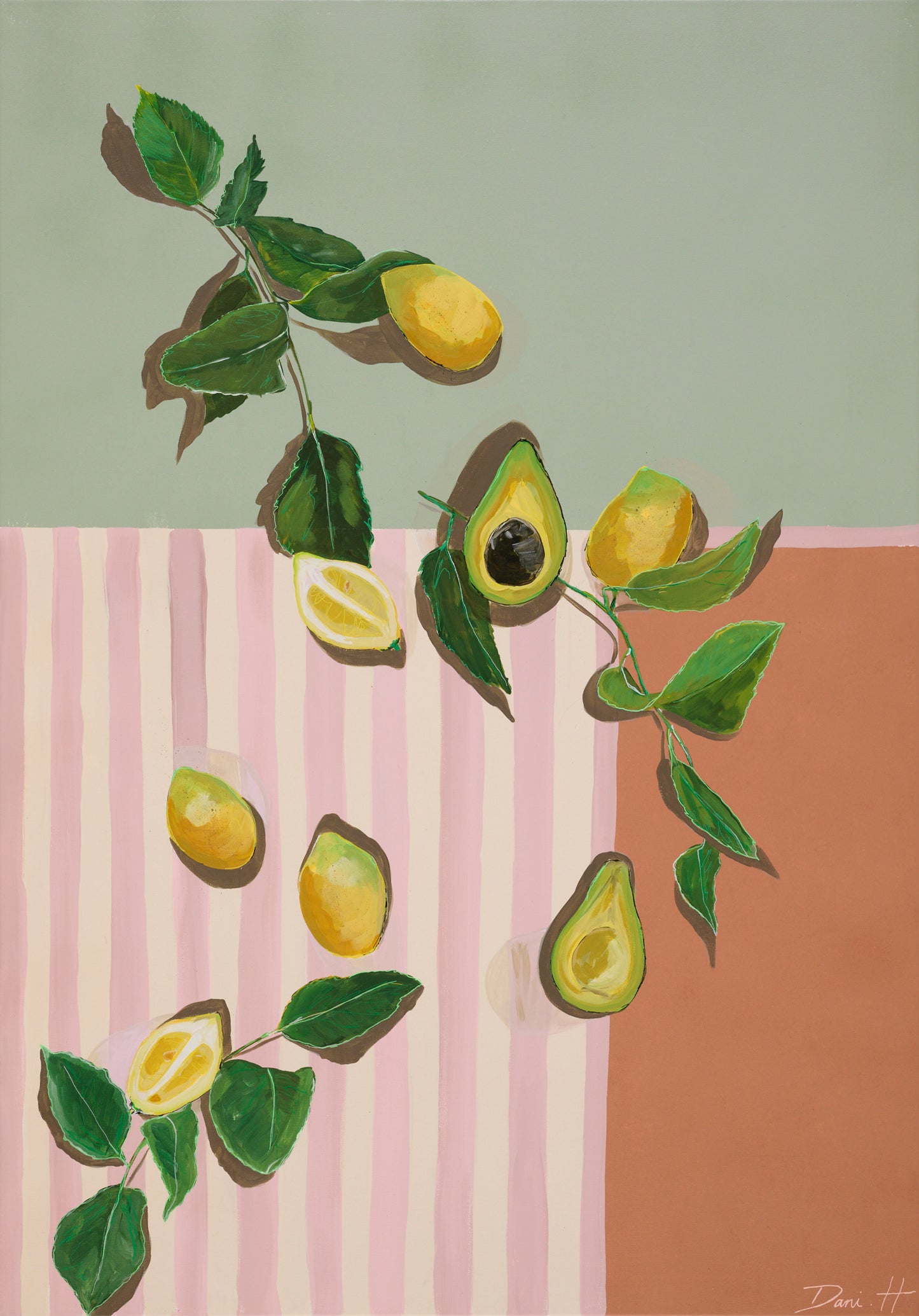 Avocados and Lemons | Fine Art Print