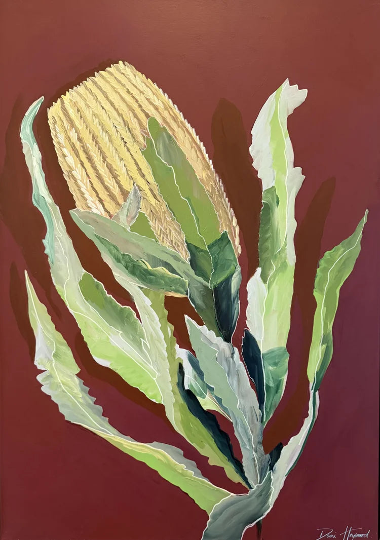Maroon Banksia | Original Artwork