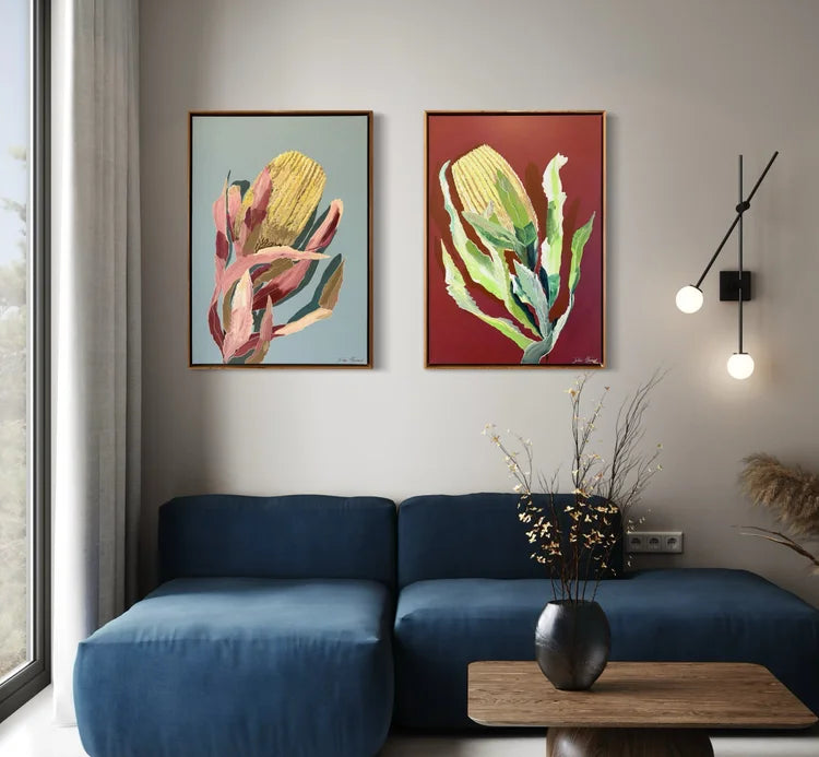 Maroon Banksia | Original Artwork