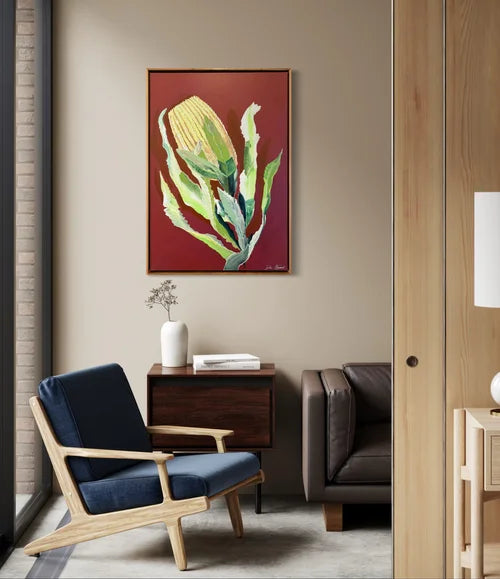 Maroon Banksia | Original Artwork